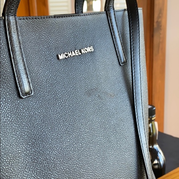 Black Michael Kors Tote - Picture 3 of 4
